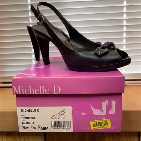 DKNY Women's Open Toe Fashion Pump Heel Sandal Black Bronx Size 9. . Michelle d shoes